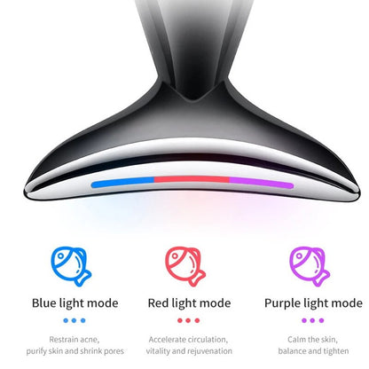 Massajador LED & EMS — Alívio de Dor Muscular no Pescoço e Ombros