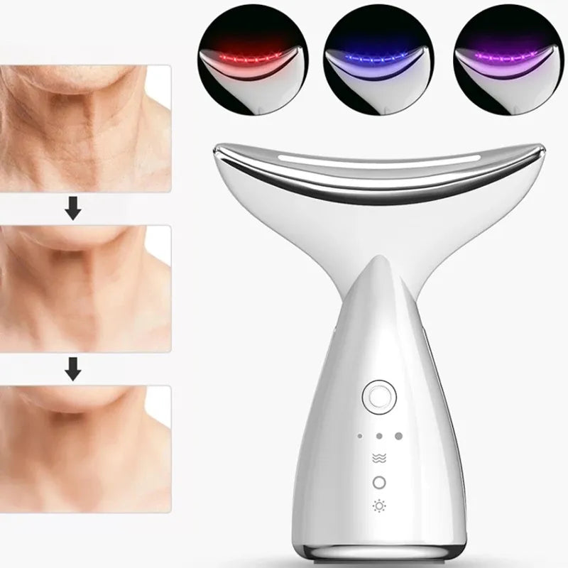 Massajador LED & EMS — Alívio de Dor Muscular no Pescoço e Ombros